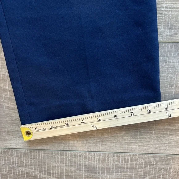 Liverpool Pants Womens 16/32 Navy Blue Bootcut Maille‎ LM5099MT Stretch Office - Picture 7 of 11